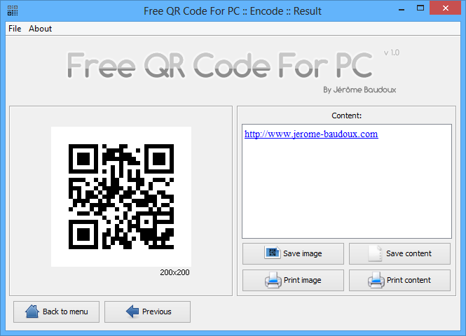 Free QR Code For PC